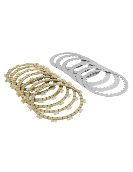 Kit disques d'embrayage garnis + lisses standards NEWFREN - KAWASAKI