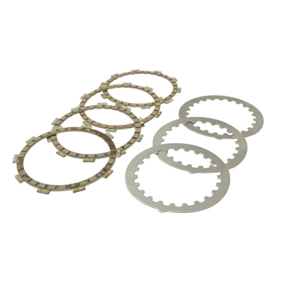 Kit disques d'embrayage Garnis + Lisses NEWFREN 50cc