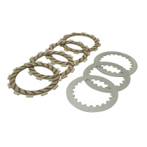 Disques d'embrayage NEWFREN Garnis + Lisses pour APRILIA, CAGIVA, DERBI