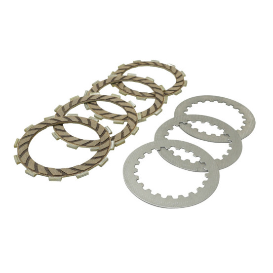 Disques d'embrayage NEWFREN Garnis + Lisses pour APRILIA, CAGIVA, DERBI