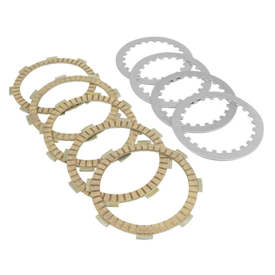 Kit Disques d'embrayage garnis + lisses NEWFREN HONDA 125 CB/CN/XL