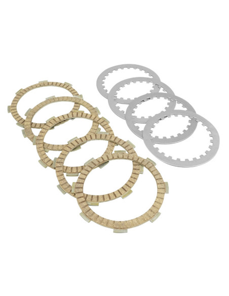 Kit Disques d'embrayage garnis + lisses NEWFREN HONDA 125 CB/CN/XL