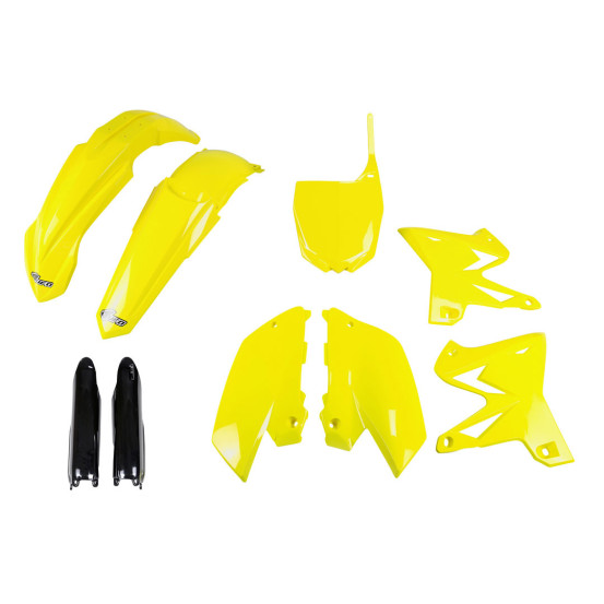 Kit plastiques complet - Jaune - UFO Yamaha 125 250 YZ 2008-2014