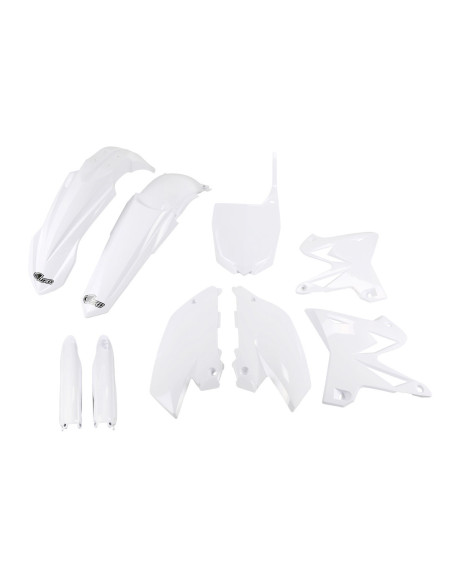 Kit plastiques complet - Blanc - UFO Yamaha 125 250 YZ 2008-2014