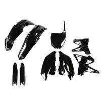 Kit plastiques complet - Noir - UFO Yamaha 125 250 YZ 2008-2014