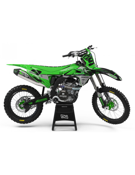 Kit Déco Rider Unik Kawasaki LIZ GREEN KAWASAKI 250 KX 2003-2008