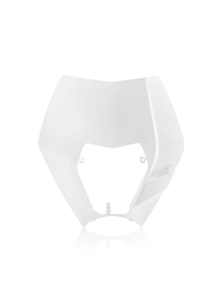 Plaque phare - Blanc - ACERBIS KTM 125/200/250/300 EXC 2008-2013 250/350/450/500 EXCF 2008-2013