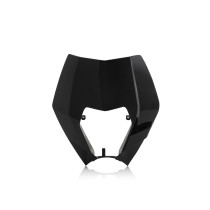 Plaque phare - Noir - ACERBIS KTM 125/200/250/300 EXC 2008-2013 250/350/450/500 EXCF 2008-2013