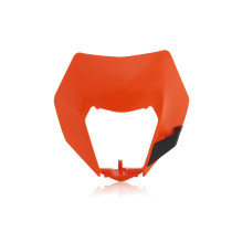 Plaque avant enduro - Orange - ACERBIS KTM 125/200/250/300 EXC 2014-2016 250/350/400/450/500 EXCF 2014-2016