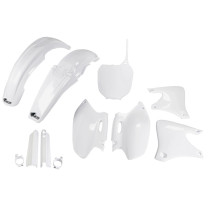 Kit plastiques complet - Blanc - 400-426 YZ-F 1998-2002 et UFO Yamaha 250 YZ-F 2001-2002