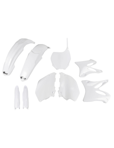 Kit plastiques complet - Blanc - UFO Yamaha 125 250 YZ 2006-2014