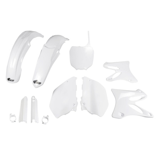 Kit plastiques complet - Blanc - UFO Yamaha 125 250 YZ 2002-2005