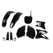 Kit plastiques complet - Noir - UFO Yamaha 125 250 YZ 2002-2005