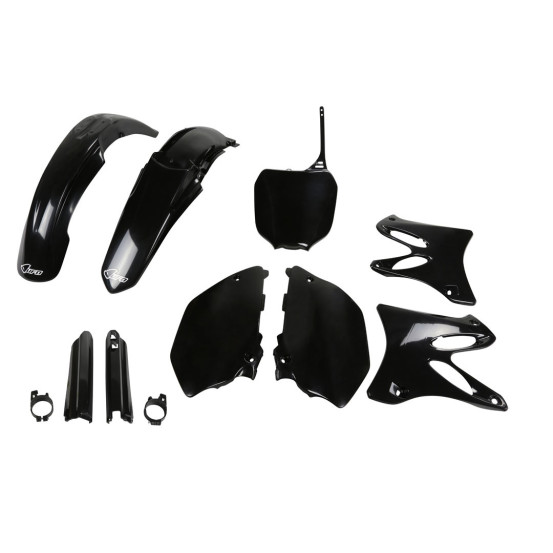 Kit plastiques complet - Noir - UFO Yamaha 125 250 YZ 2002-2005