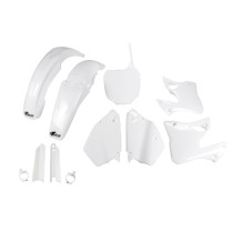 Kit plastiques complet - Blanc - UFO Yamaha 125 250 YZ 2000-2001