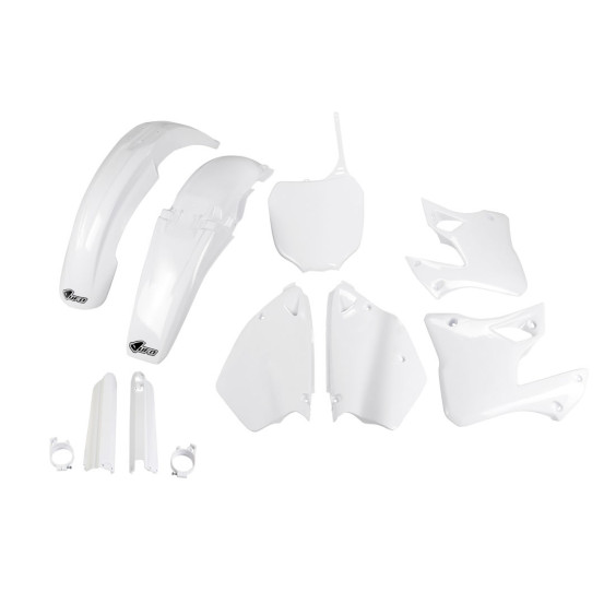 Kit plastiques complet - Blanc - UFO Yamaha 125 250 YZ 2000-2001
