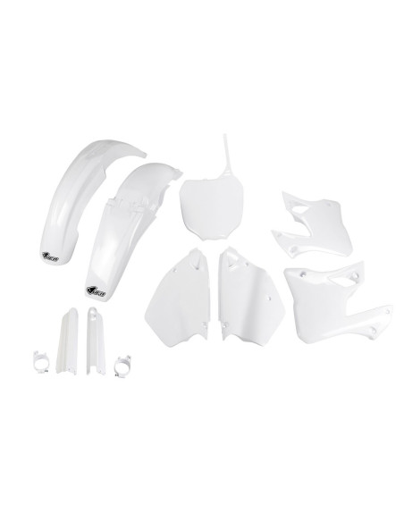 Kit plastiques complet - Blanc - UFO Yamaha 125 250 YZ 2000-2001