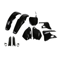 Kit plastiques complet - Noir - UFO Yamaha 125 250 YZ 2000-2001