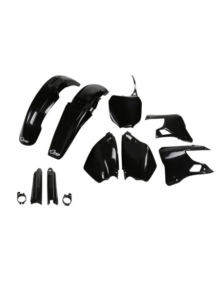 Kit plastiques complet - Noir - UFO Yamaha 125 250 YZ 2000-2001