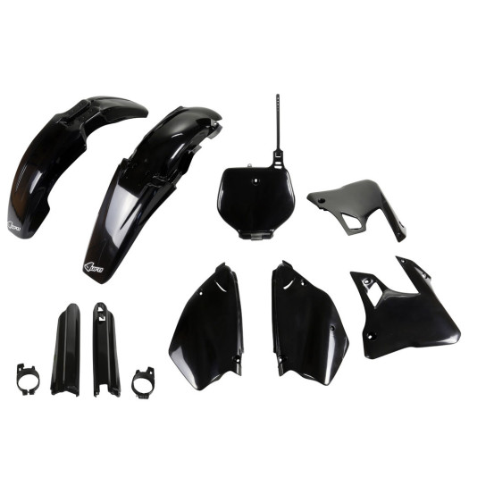 Kit plastiques complet - Noir - UFO Yamaha 125 250 YZ 1996-1999