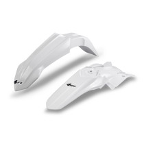 Kit Gardes boues Avant + Arrière - Blanc - UFO Yamaha 85 YZ 2022-2024
