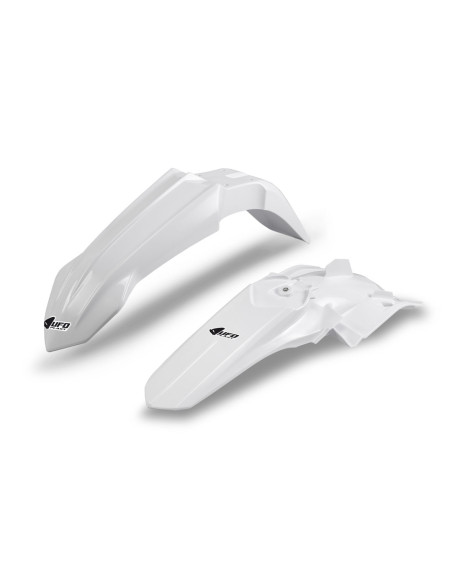 Kit Gardes boues Avant + Arrière - Blanc - UFO Yamaha 85 YZ 2022-2024