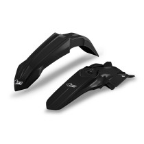 Kit Gardes boues Avant + Arrière - Noir - UFO Yamaha 85 YZ 2022-2024