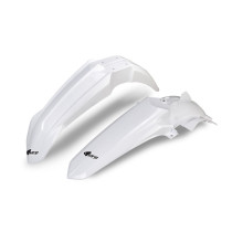 Kit Gardes boues Avant + Arrière - Blanc - UFO Yamaha 125 250 YZ 2022-2024