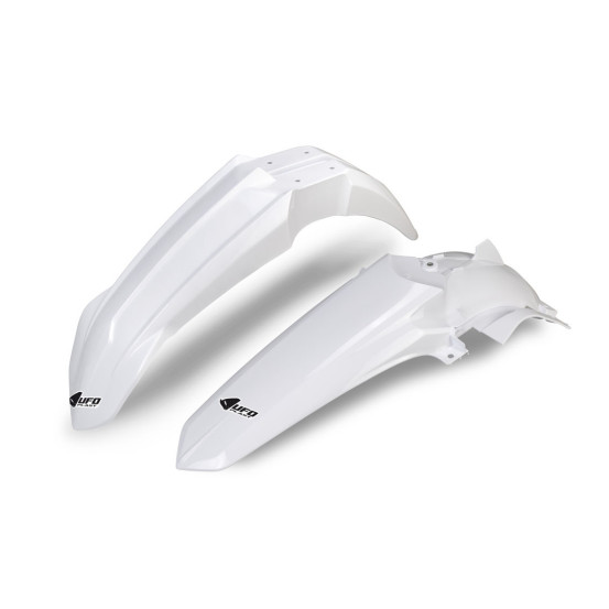 Kit Gardes boues Avant + Arrière - Blanc - UFO Yamaha 125 250 YZ 2022-2024