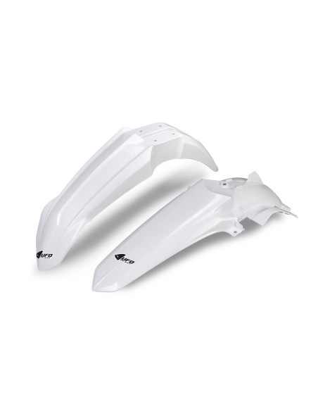 Kit Gardes boues Avant + Arrière - Blanc - UFO Yamaha 125 250 YZ 2022-2024