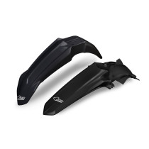 Kit Gardes boues Avant + Arrière - Noir - UFO Yamaha 125 250 YZ 2022-2024