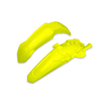 Kit Gardes boues Avant + Arrière - Néon Jaune - UFO Yamaha 250 YZ-F 2019-2023