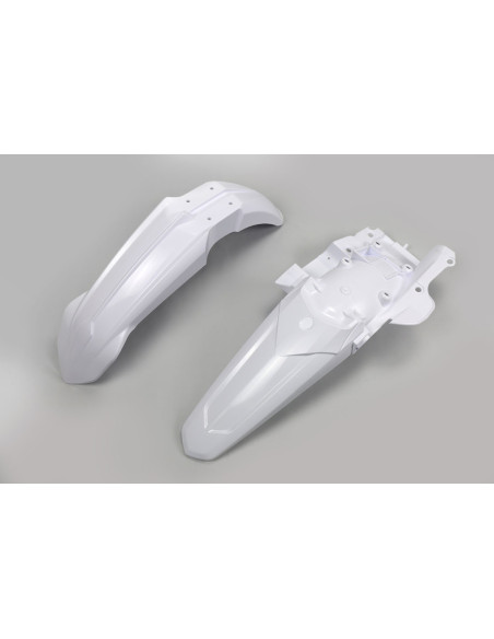 Kit Gardes boues Avant + Arrière - Blanc - UFO Yamaha 250 YZ-F 2019-2023