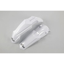 Kit Gardes boues Avant + Arrière - Blanc - UFO Yamaha 85 YZ 2015-2021