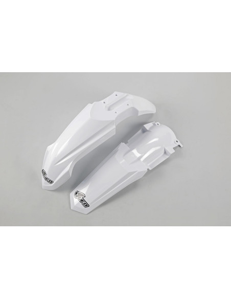 Kit Gardes boues Avant + Arrière - Blanc - UFO Yamaha 85 YZ 2015-2021