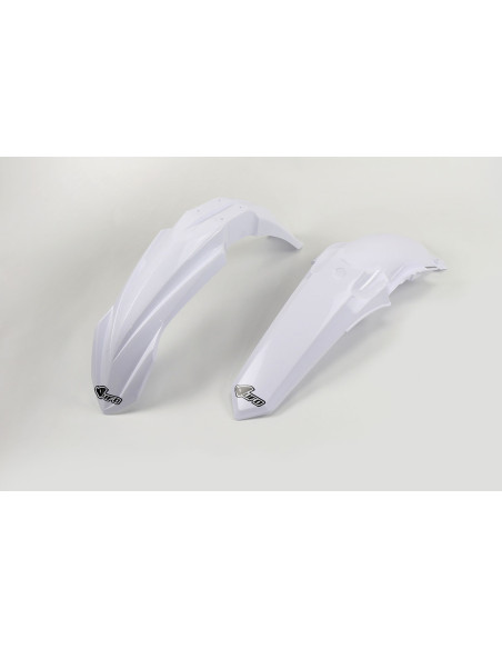 Kit Gardes boues Avant + Arrière - Blanc - UFO Yamaha 125 250 YZ 2015-2021