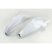 Kit Gardes boues Avant + Arrière - Blanc - UFO Yamaha 450 YZ-F 2014-2017