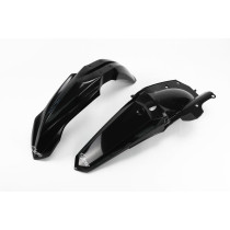 Kit Gardes boues Avant + Arrière - Noir - UFO Yamaha 450 YZ-F 2014-2017