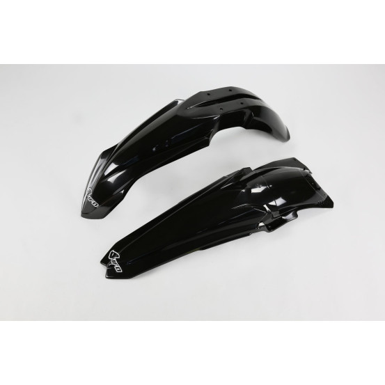 Kit Gardes boues Avant + Arrière - Noir - UFO Yamaha 450 YZ-F 2013