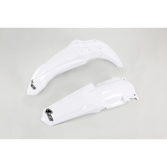 Kit Gardes boues Avant + Arrière - Blanc - UFO Yamaha 85 YZ 2013-2014