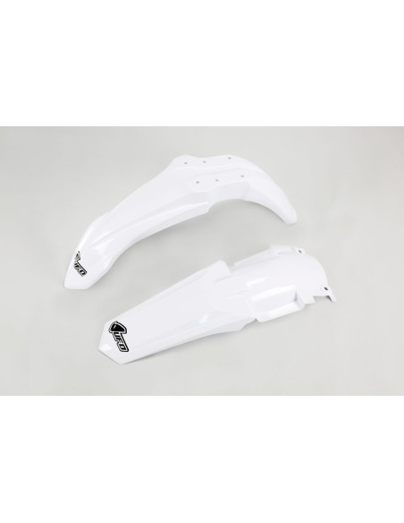Kit Gardes boues Avant + Arrière - Blanc - UFO Yamaha 85 YZ 2013-2014