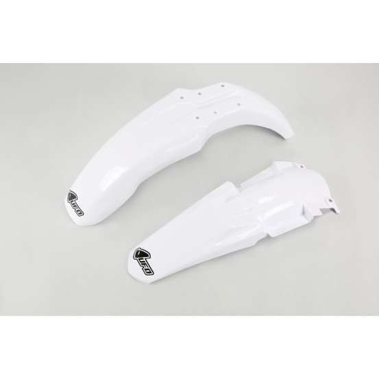Kit Gardes boues Avant + Arrière - Blanc - UFO Yamaha 85 YZ 2013-2014