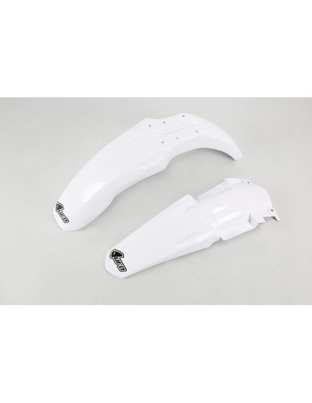 Kit Gardes boues Avant + Arrière - Blanc - UFO Yamaha 85 YZ 2013-2014