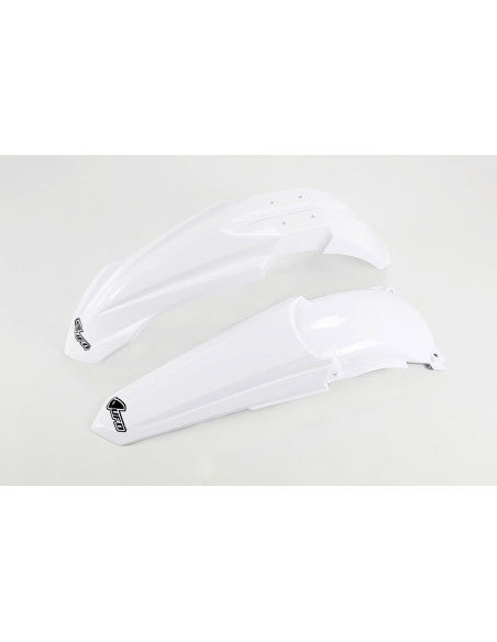 Kit Gardes boues Avant + Arrière - Blanc - UFO Yamaha 125 250 YZ 2002-2014