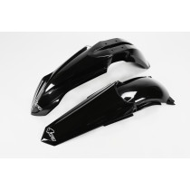 Kit Gardes boues Avant + Arrière - Noir - UFO Yamaha 125 250 YZ 2002-2014
