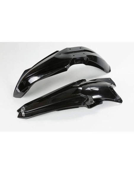 Kit Gardes boues Avant + Arrière - Noir - UFO Yamaha 450 YZ-F 2010-2012