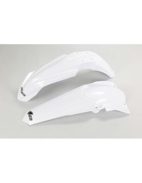 Kit Gardes boues Avant + Arrière - Blanc - UFO Yamaha 250 YZ-F 2010-2013
