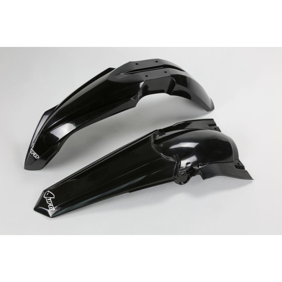 Kit Gardes boues Avant + Arrière - Noir - UFO Yamaha 250 YZ-F 2010-2013