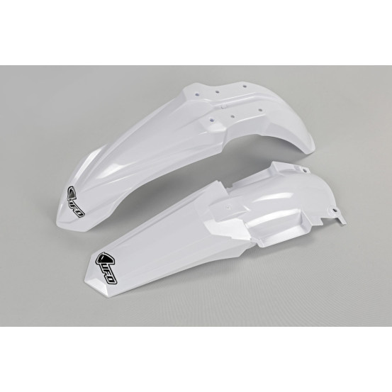 Kit Gardes boues Avant + Arrière - Blanc - UFO Yamaha 85 YZ 2002-2012