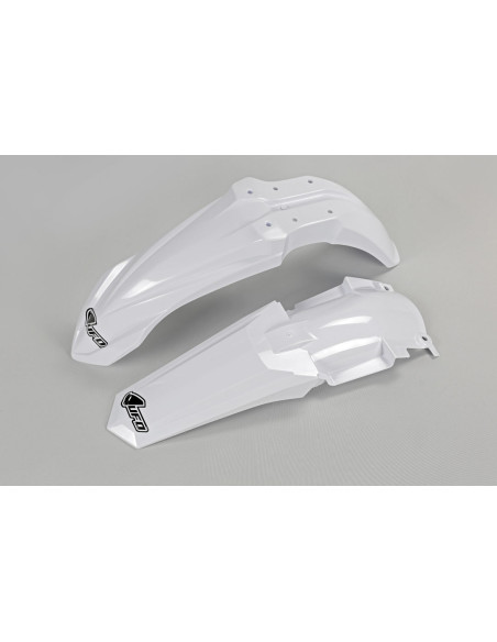 Kit Gardes boues Avant + Arrière - Blanc - UFO Yamaha 85 YZ 2002-2012